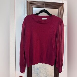 89th + Madison Red Sweater Top